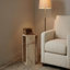 Table d'appoint en marbre rose Luxury Luxury - Hexagon