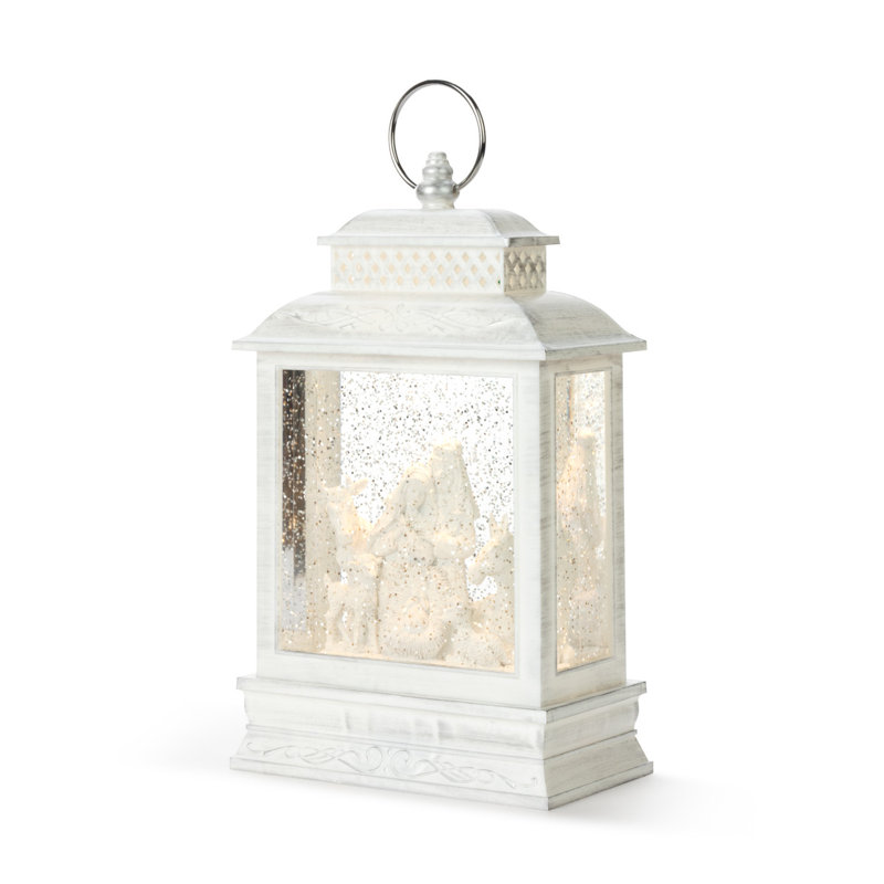 Christmas Lighted Nativity Lantern