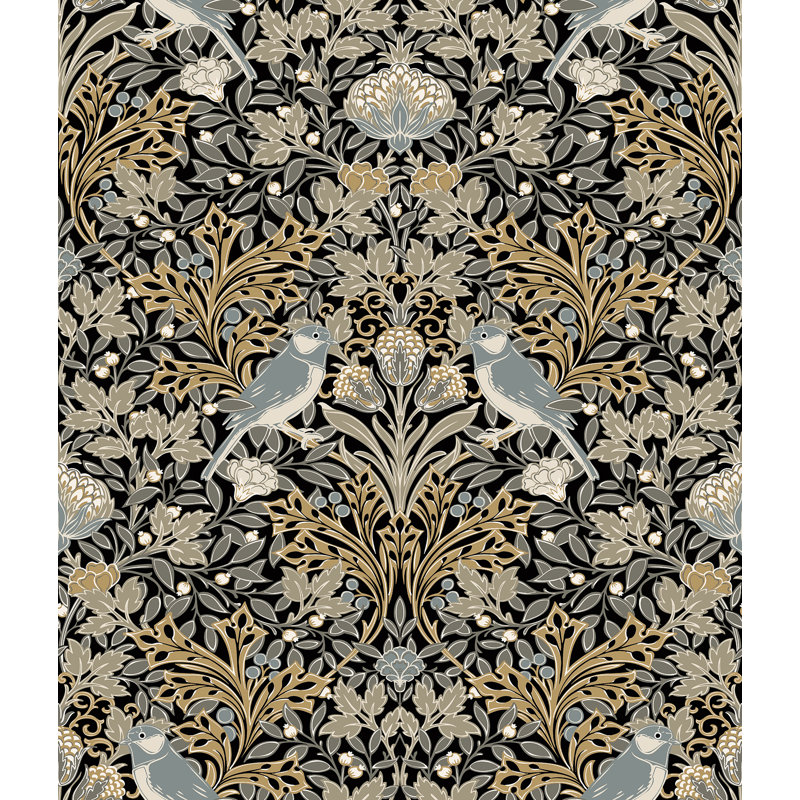 Papier peint adhésif Garden, Noir