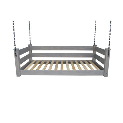 Adrow Solid Wood Hanging Daybed