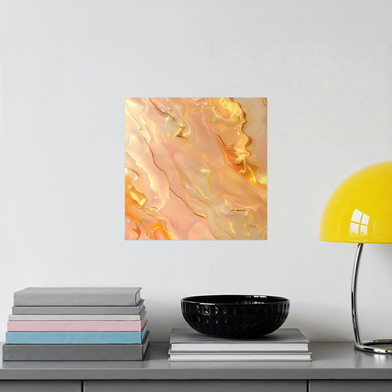 Akur No Frame Print on Canvas, 25.4 cm H  x 25.4 cm W