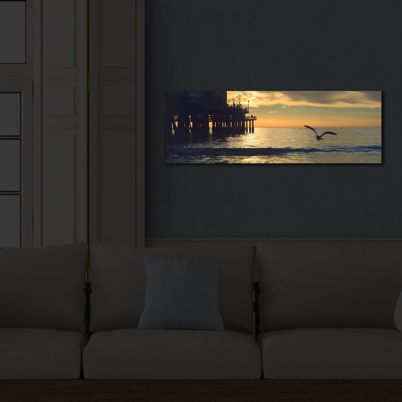 Toile avec éclairage DEL, 30 po x 35,4 po | 100% toile de suède, cadre 100% bois (épaisseur: 1,2 po) | À piles (1 x 9 V, non incluse) | Interrupteur marche / arrêt, parfait pour la décoration intérieure et les cadeaux uniques