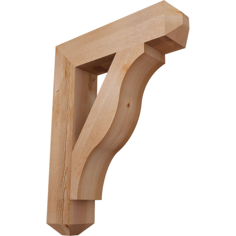 Support pour artisan Funston, H 36 po x l 6 po x P 28 po, Sciage brut, Cèdre rouge