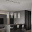 Luminaire suspendu simple en nickel brossé Letrecia