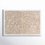 Aesthetic Beige Floral Pattern Canvas by  - Picture Frame Print-68916549-68916550