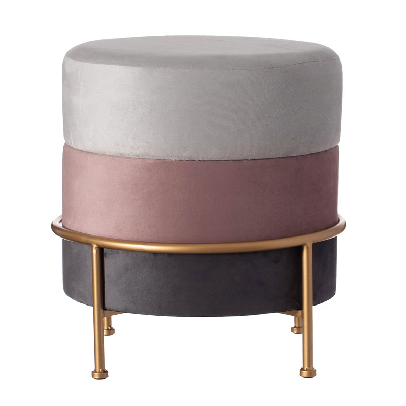 Rheda Velvet Ottoman
