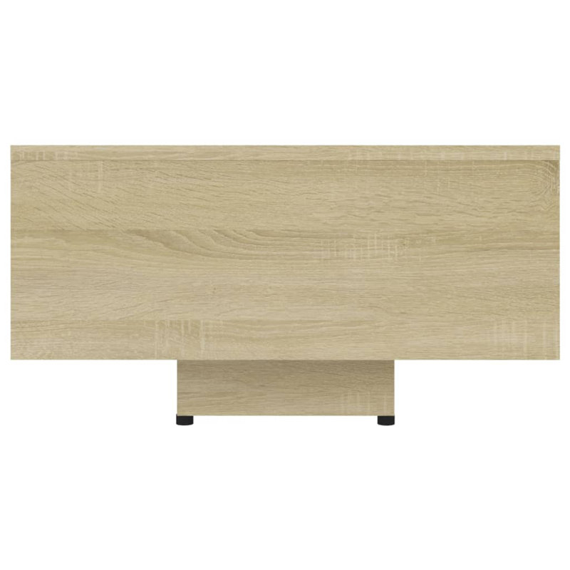 Coffee Table Engineered Wood Accent Side Sofa End Table Multi Colours, Oak, 33.5" x 21.6" x 12.2"