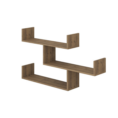 Summer-Louise 3 Piece Floating Shelf Wall Mounted Bookcase