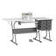 Table de couture 60,25 po x 23,75 po avec plateforme pour machine à coudre-87906410