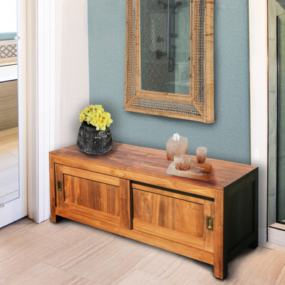Cvyatka Solid Wood Bathroom Cabinet