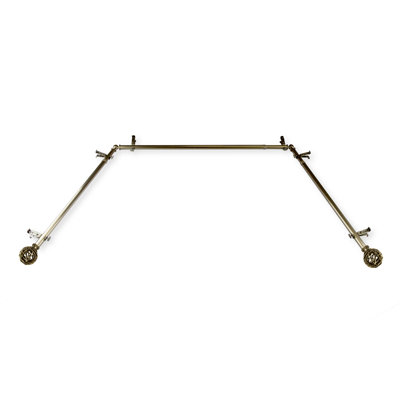 Tringle à rideaux simple ajustable de 20 à 36 po Jalissa