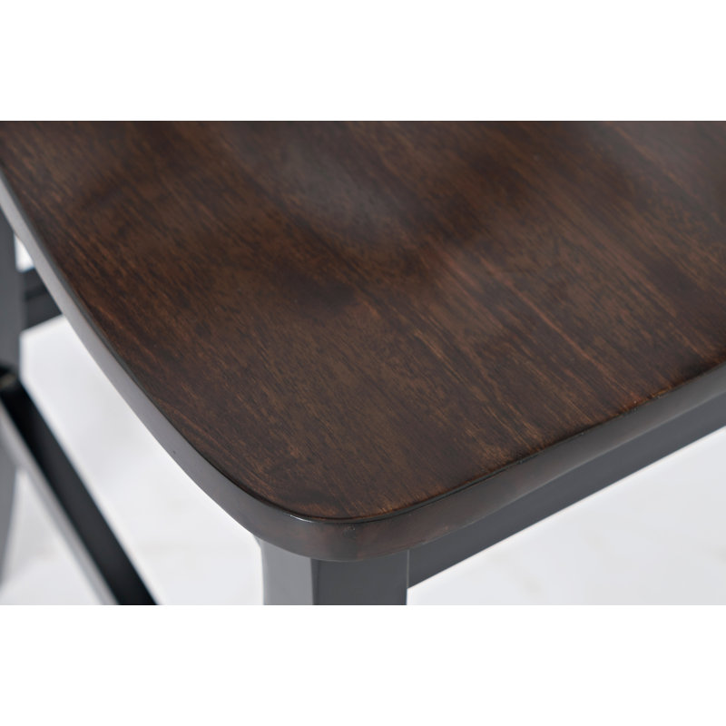 Tabouret court Paulis, Noir