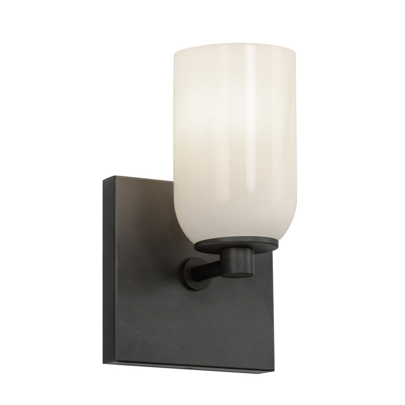 Nola 1 - Light Armed Sconce, Glossy Opal