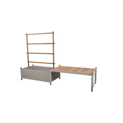 Sticks Planter Large Bench With Leg, Rack