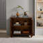 Buffet rétro 33,6 "en bois avec rangement-120209710
