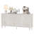 65-Inch Handcrafted Patchwork Decorative Buffet Cabinet With Pop-Up Design Doors,Full Unit Modern Farmhouse Accent Credenza For Dining Room, Kitchen, And Living Room, Pale Oak-1743092854