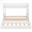 Lit superposé simple au-dessus d'un lit simple avec lit gigogne Glorietta par Harriet Bee-860128556