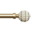 Tringle à rideaux simple réglable en métal 1 po-59079011-59079012