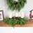 Pine Cone And Mixed Foliage Christmas Pillar Candle Holder - 30"