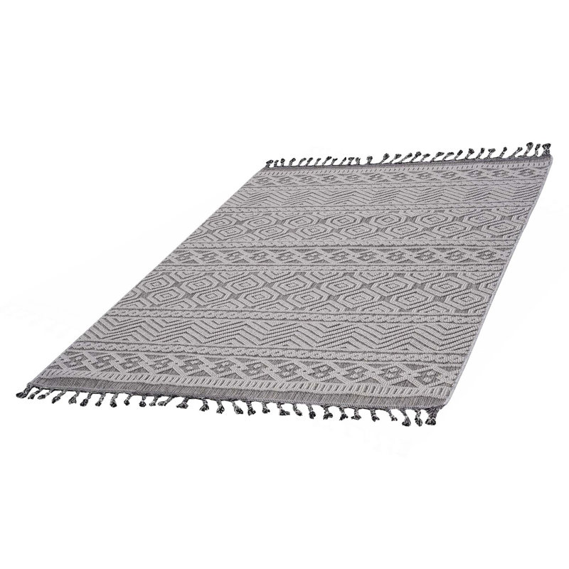 Collection Geometric Indoor/Outdoor Area Rug, Rectangle 5'3" x 7'6"