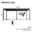 Cadre et persiennes en aluminium 8610J Pergola