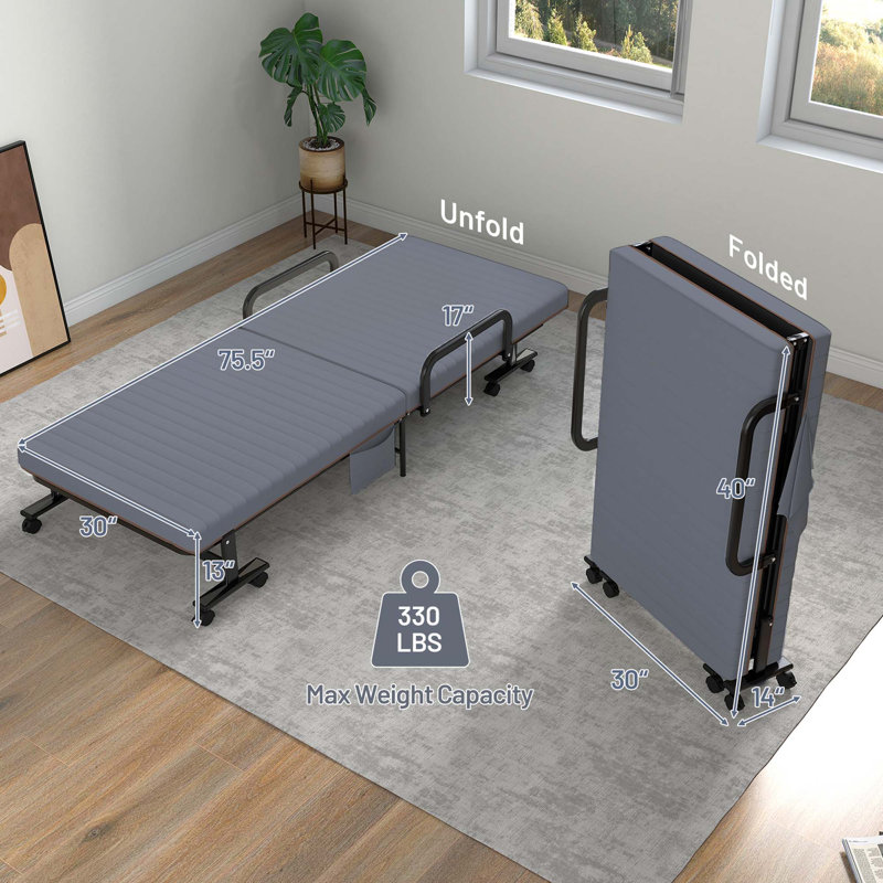 Lit réglable simple Zaya avec matelas inclus