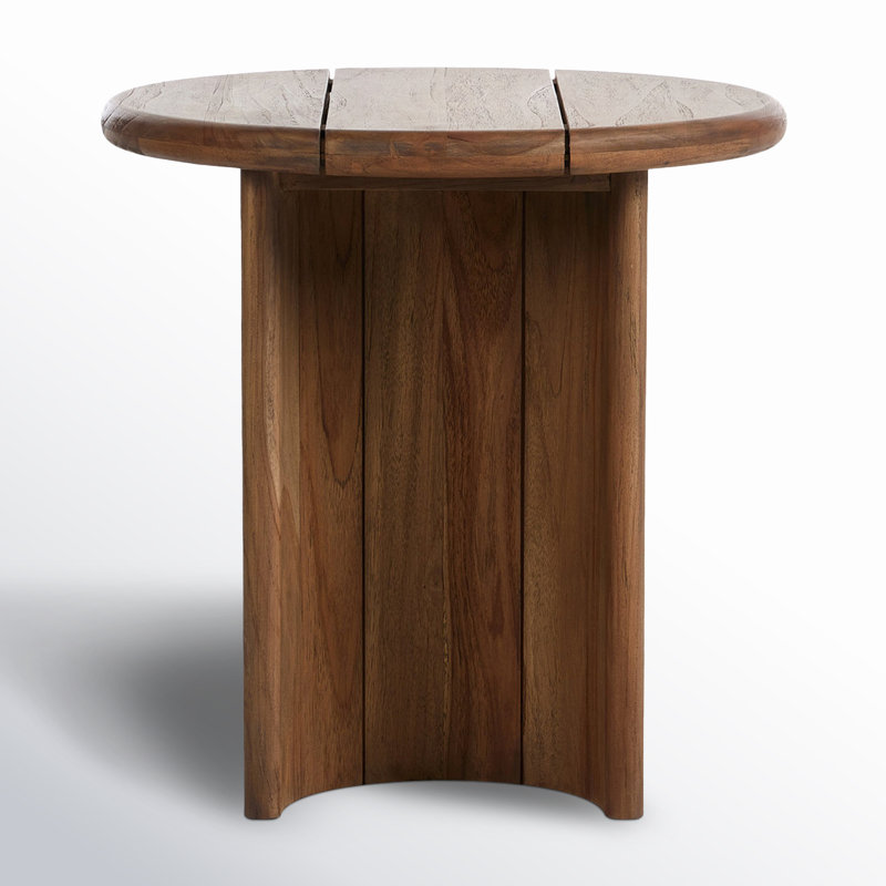 Haiden 22'' Teak Outdoor Side Table