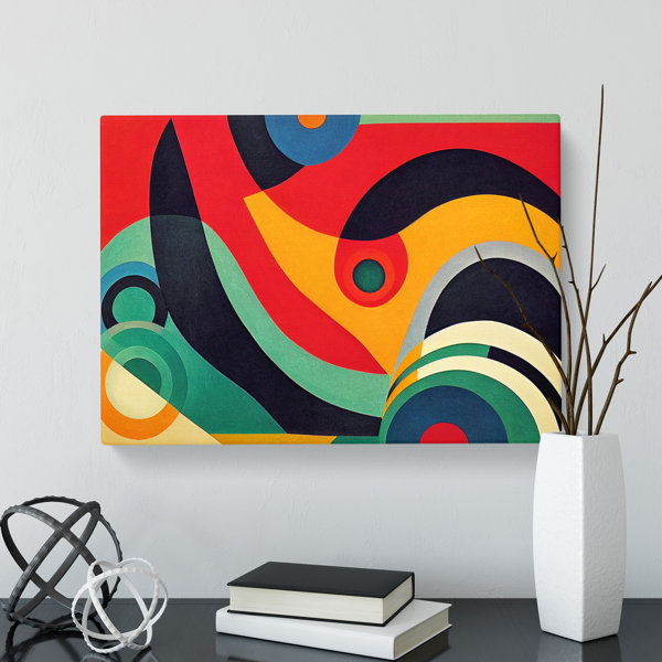 Metro Lane Elegant Abstract Art - Wrapped Canvas Painting | Wayfair.co.uk