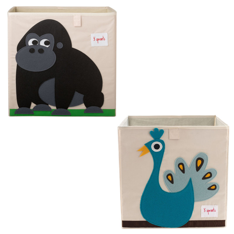 3 Sprouts Fabric Bin