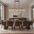 5-Light 63" Width Oversize Kitchen Island Lighting