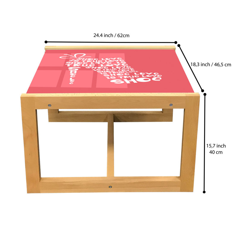 Jahkayla Sled Coffee Table, 40cm H x 46.5cm W x 62cm D
