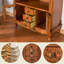 Buffet brun massif et bois manufacturé