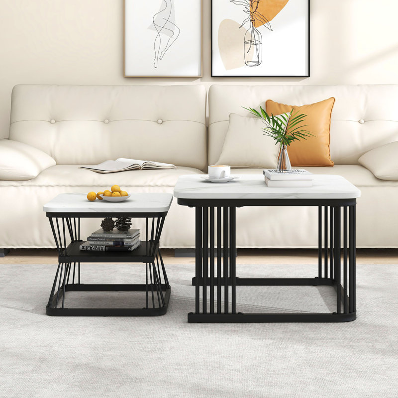 Aubreeana Frame Coffee Table with Storage
