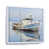 Cadre flottant blanc
