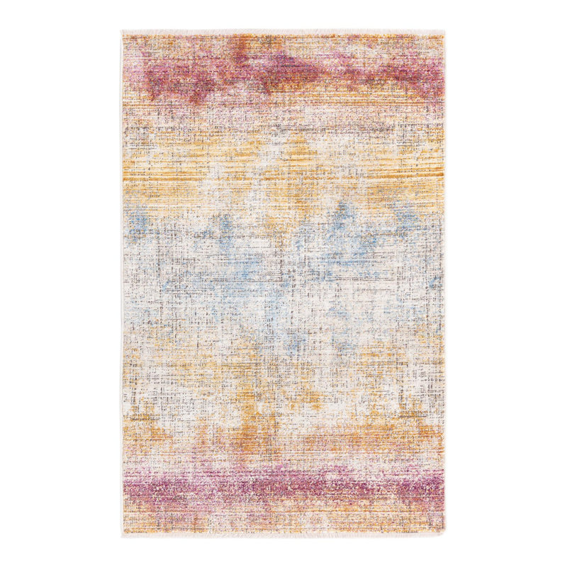 Laquin Abstract Indoor Rug, Rectangle 3'3" x 5'