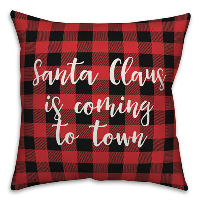 Plaid Throw Pillow