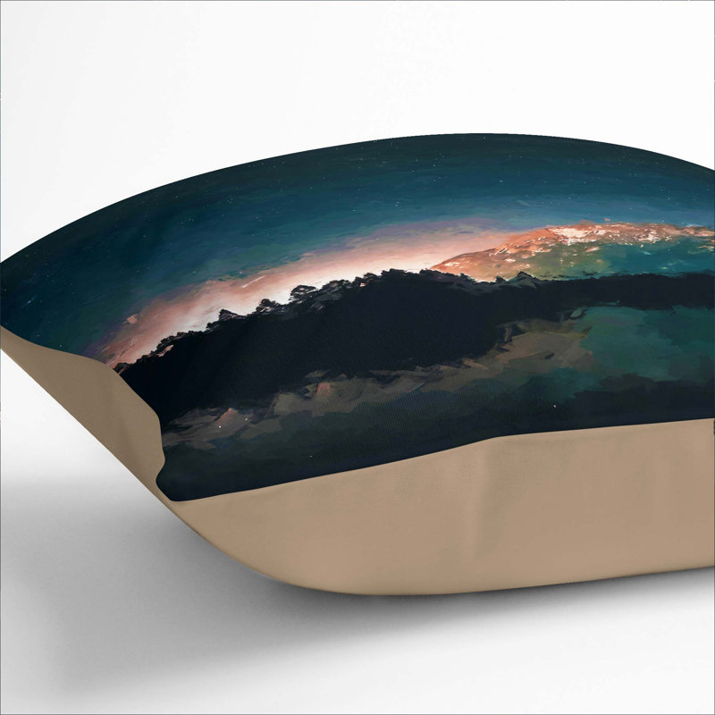 Square Cushion, 40cm H x 40cm W x 15cm D, Stone