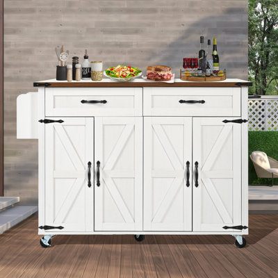 140 cm W Kitchen Island with Top