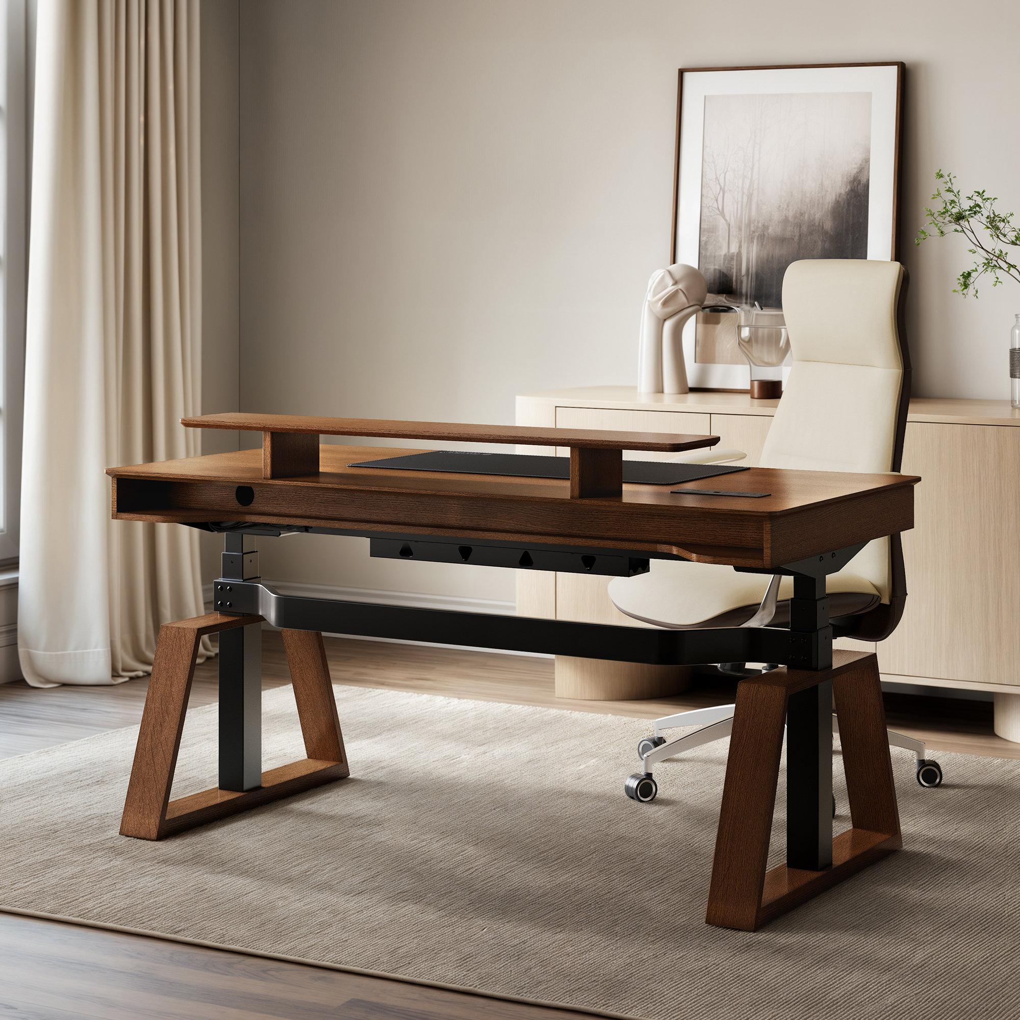 Eureka Ergonomic Modern Home Office Desk & Chair Set – Goldie Standing