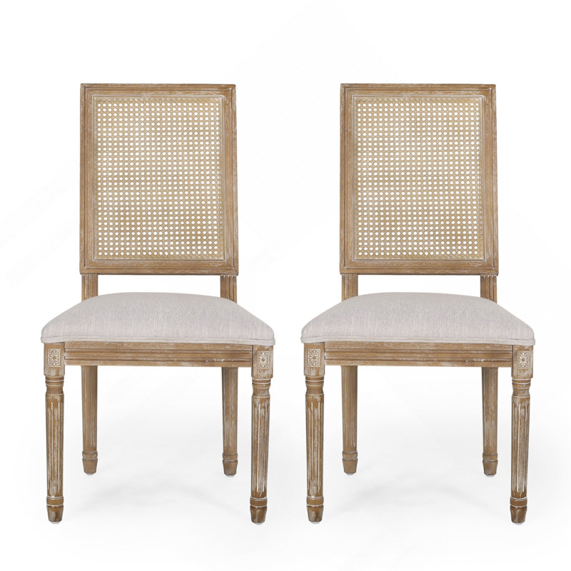 Dining Chair [Set Of 2 Pcs], 1, Natural, Beige