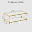 Table basse transparente