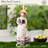 Fitz and Floyd Jardin Rabbit Female Figurine