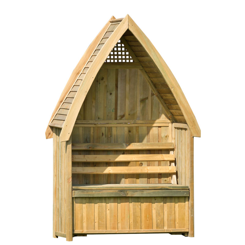 Groton Solid Wood Outdoor Bench