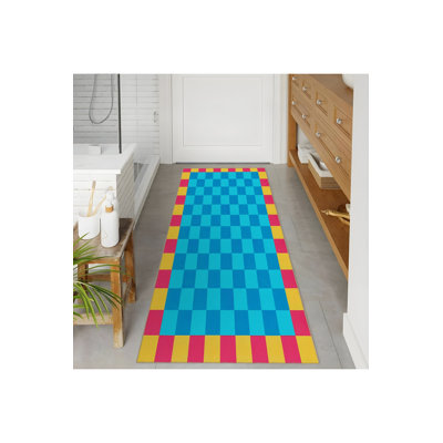 Tapis bleu Mosso