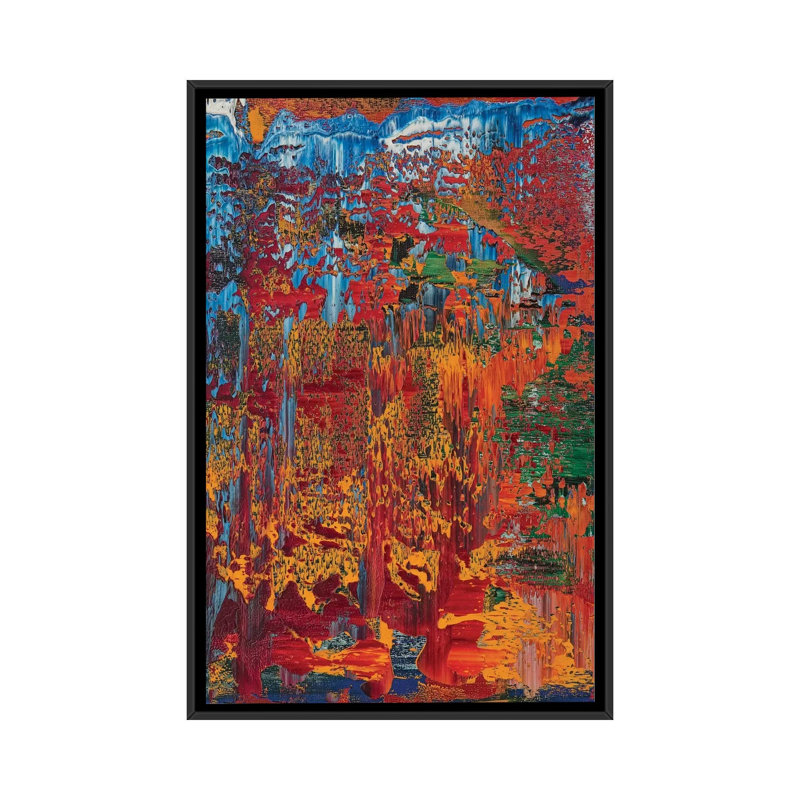 « brit black », impression sur toile, H 26 po x l 18 po x P 1,5 po, Toile avec cadre noir
