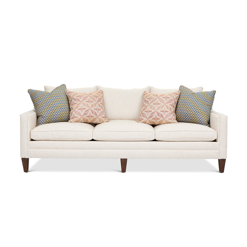 Canapé Helena, Polyester blanc, H 36 po x l 85 po x P 37 po