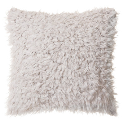  Faux Fur Throw Pillow