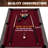 Barrington Billiards Prescott 7' Pool Table, 3-in-1 Dining Top & Table Tennis with Game Accessories & Rolling Storage Caddy