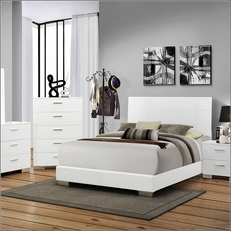 Table de chevet 2 tiroirs Dulcey White