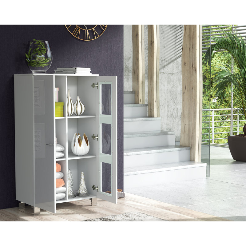 Deamonte Display Cabinet, Blue